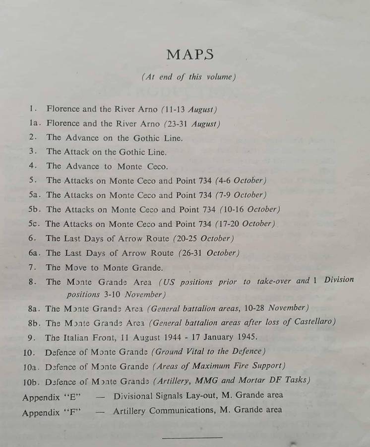 HISTORY OF THE FIRST DIVISION **WWII**