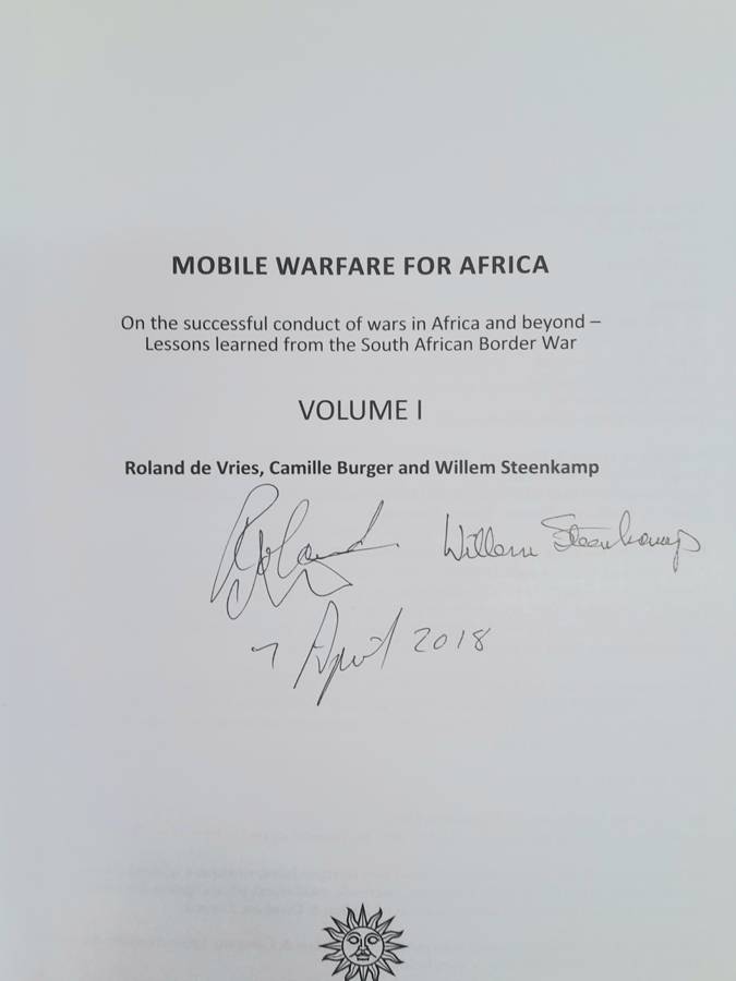 MOBILE WARFARE FOR AFRICA and ATLAS ** Signed **