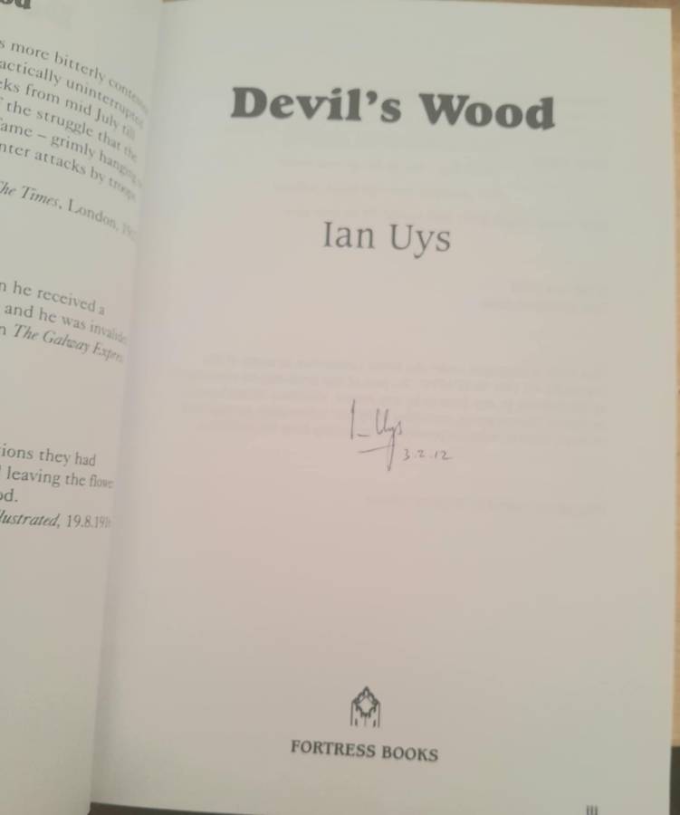 DEVIL'S WOOD **Signed Copy**