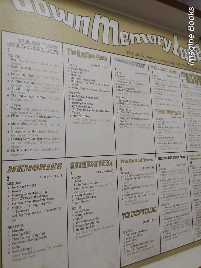 Down Memory Lane - 10 LP Set