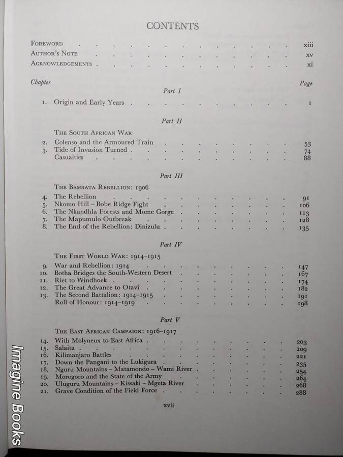 The Durban Light Infantry - Volume 1 - 1854 to 1934
