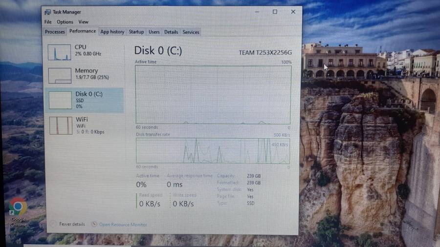 Samsung 300E 15.6" HD Screen Laptop Dual Core 8GB RAM DDR3 256GB SSD Intel Core i3 Windows 10 PRO