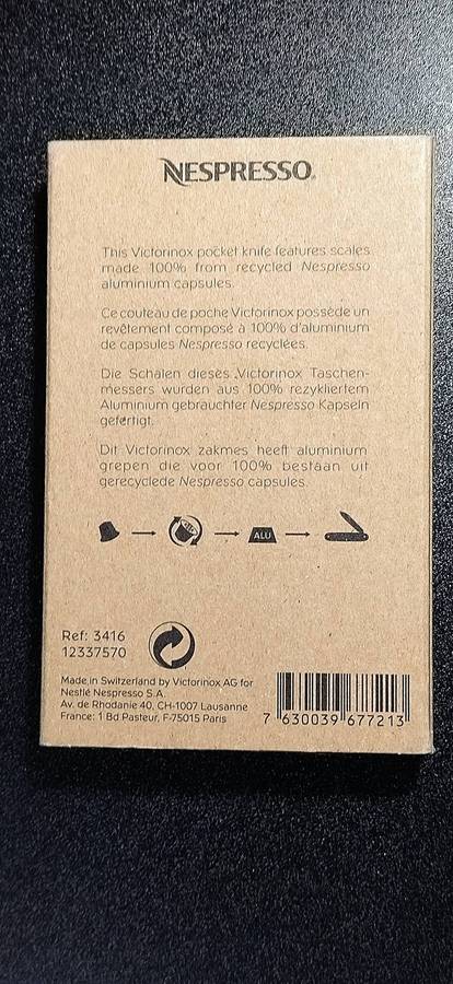 EXTREMELY RARE VICTORINOX NESPRESSO LIMITED EDITION