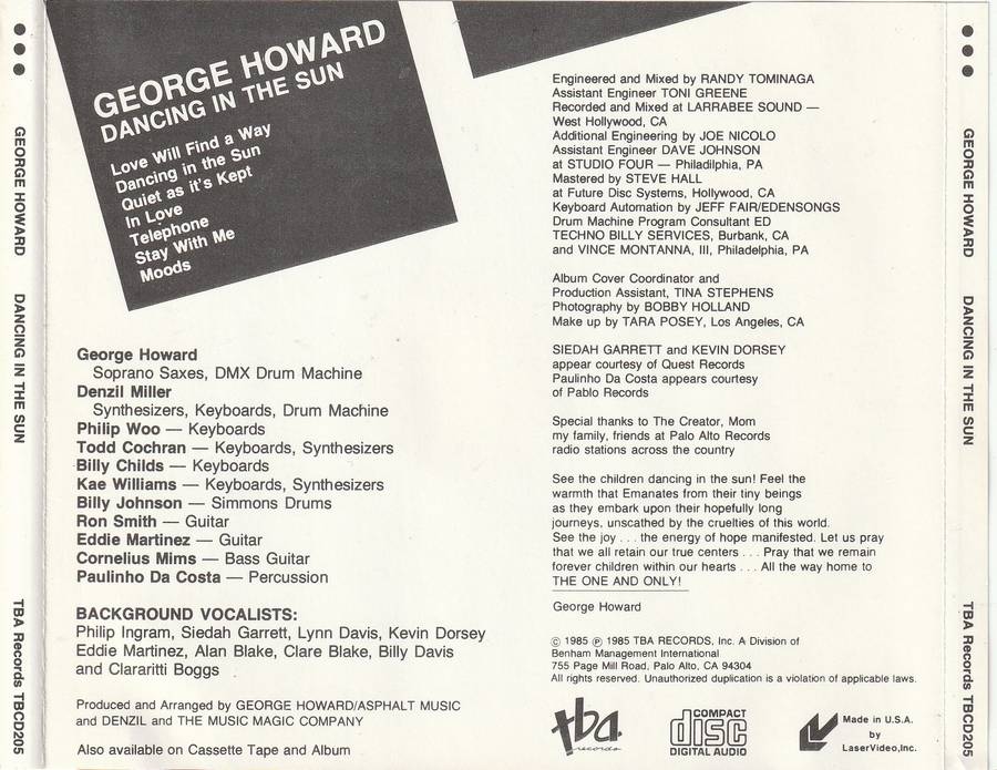 George Howard - Dancing In the Sun CD Import