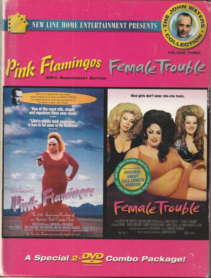 Divine - Pink Flamingos / Female Trouble / Polyester / Desperate Living 4x DVD Set Import