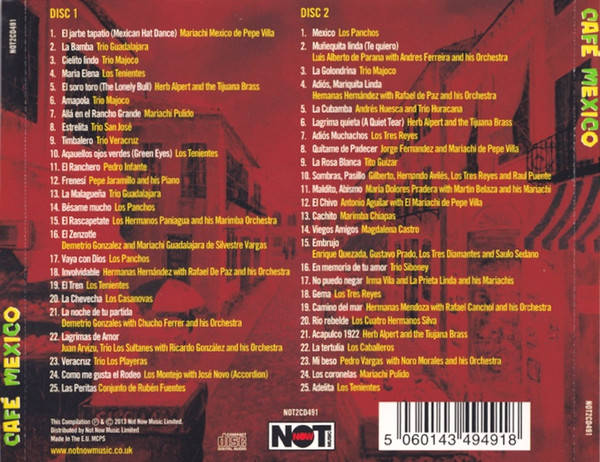 Various - Café Mexico Double CD Import