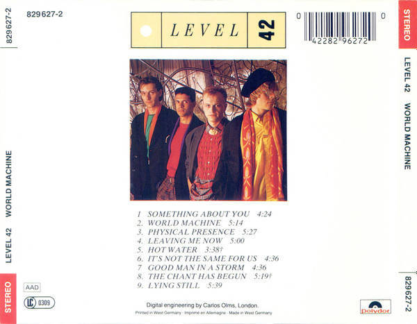 Level 42 - World Machine CD Import