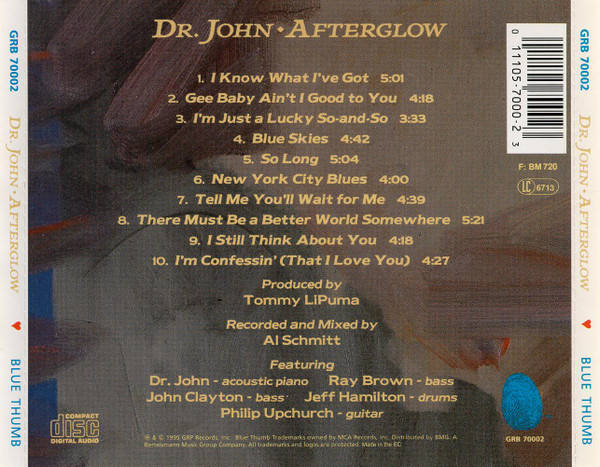 Dr. John - Afterglow CD Import