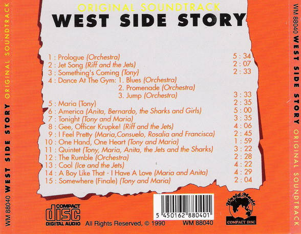 Leonard Bernstein - Soundtrack - West Side Story CD Import