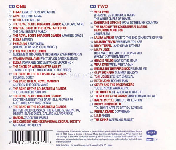 Various - Now That's What I Call Britain Double CD Import