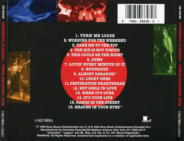 Loverboy - Classics - Their Greatest Hits CD Import