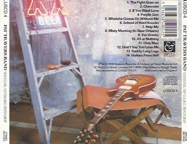 Pat Travers Band - School of Hard Knocks CD Import