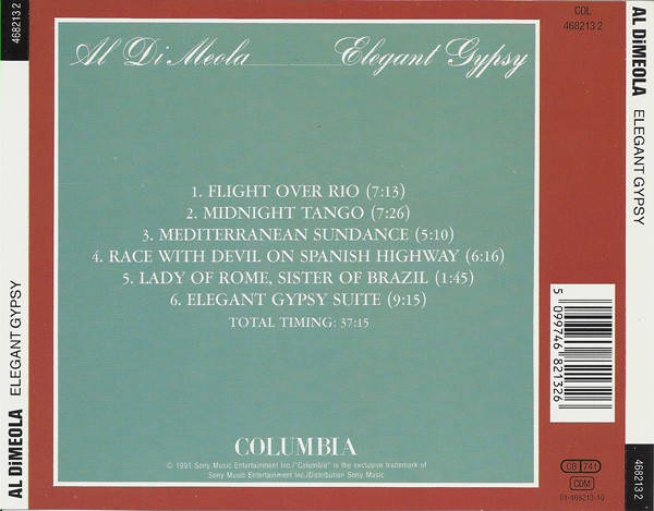 Al Di Meola - Elegant Gypsy CD Import