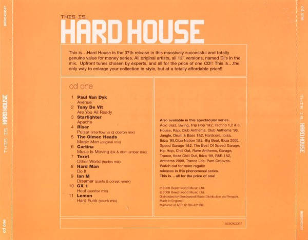 Various - This Is... Hard House Triple CD Set Import