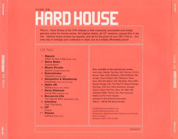 Various - This Is... Hard House Triple CD Set Import