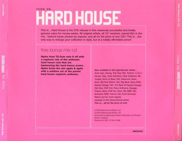 Various - This Is... Hard House Triple CD Set Import