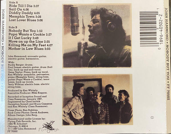 John Hammond - Nobody But You CD Import
