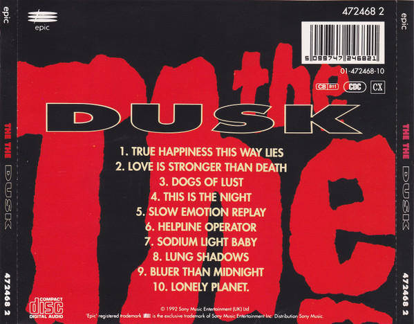 The The - Dusk CD Import