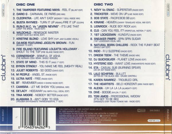 Various - Clubbin' Double CD Import