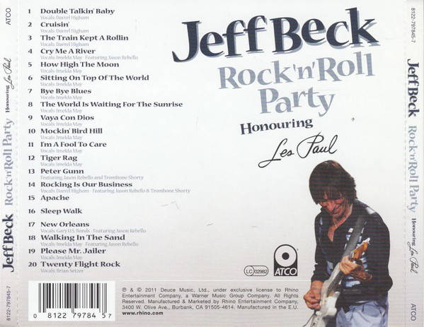 Jeff Beck - Rock 'n' Roll Party (Honoring Les Paul) CD Import
