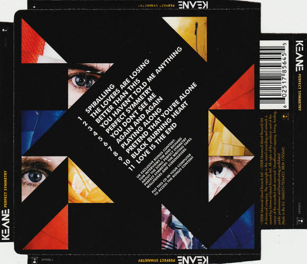 Keane - Perfect Symmetry CD Import