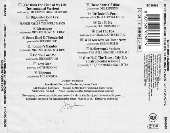 Soundtrack - Dirty Dancing & More Dirty Dancing 2x CD Set Import