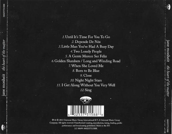 Jane Monheit - Heart of the Matter CD Import