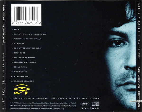 Billy Squier - Tell the Truth CD Import