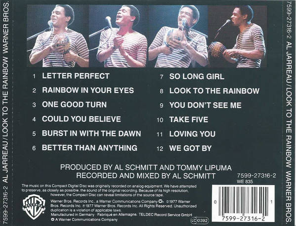 Al Jarreau - Look To the Rainbow CD Import