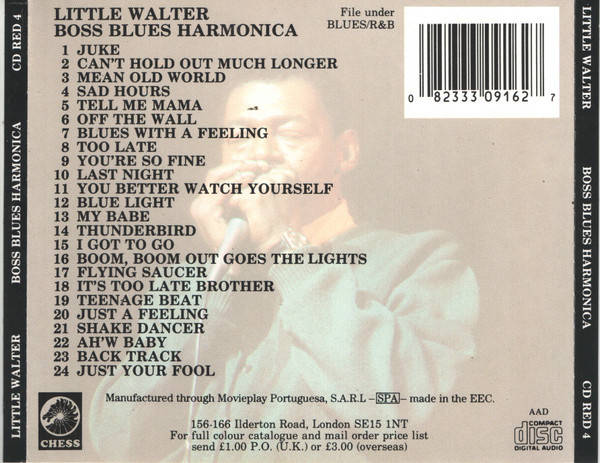 Little Walter - Boss Blues Harmonica CD Import