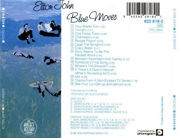 Elton John - Blue Moves CD Import