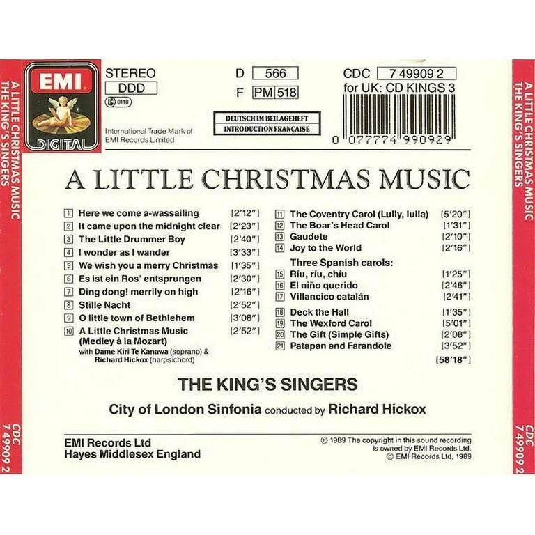 King's Singers - A Little Christmas Music CD Import