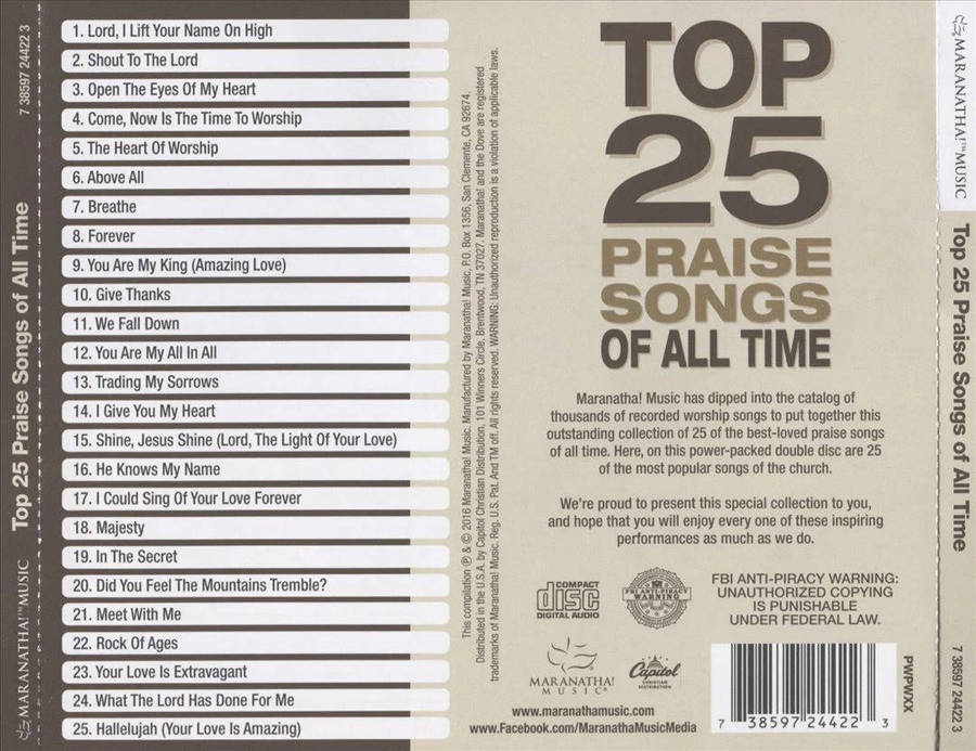 Maranatha! Praise Band - Top 25 Gospel Praise Songs Double 8x Set CD Import
