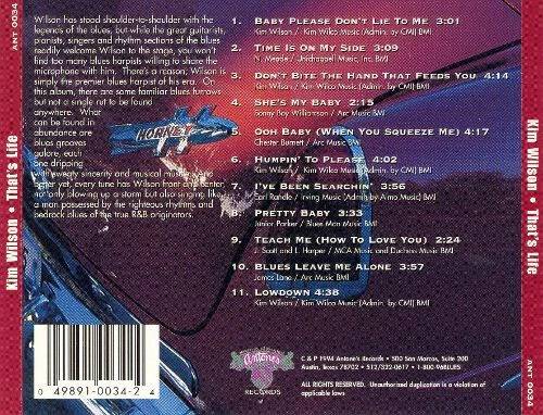 Kim Wilson - That's Life CD Import