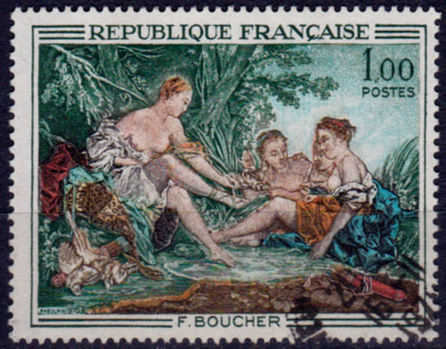 FRANCE 1970, 10 Oct. FRENCH ART, single, UH, CV +/-R 15.00 view scans