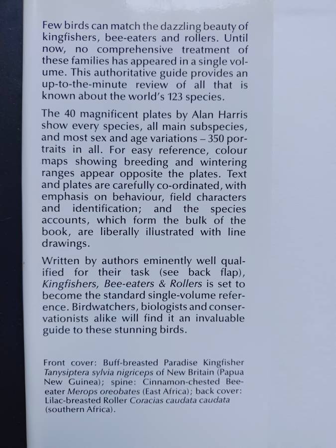 Kingfishers, Bee-eaters and Rollers / Fry, C. Hilary & Fry, Kathie