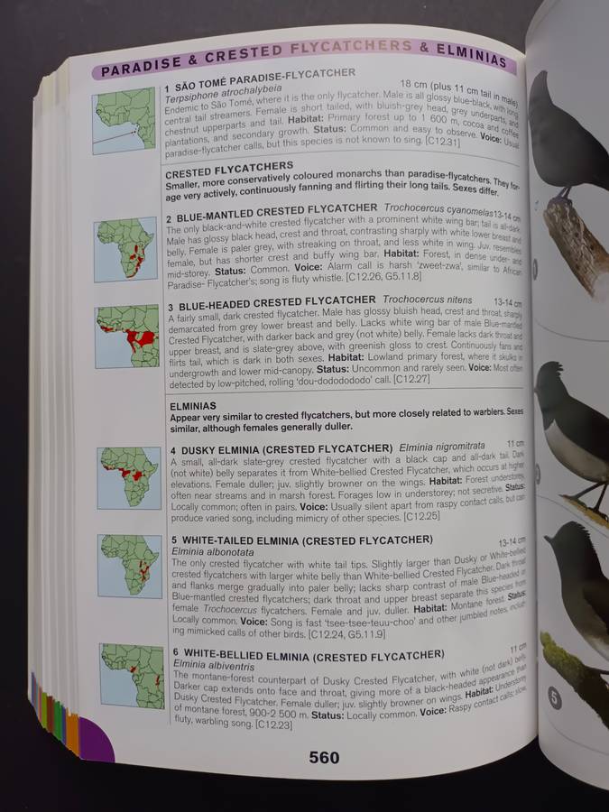 A Comprehensive Illustrated Field Guide Birds of of Africa South of the Sahara by Sinclair, I., Ryan