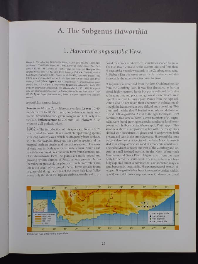 Haworthia Revised: A Revision of the Genus / Bruce Bayer