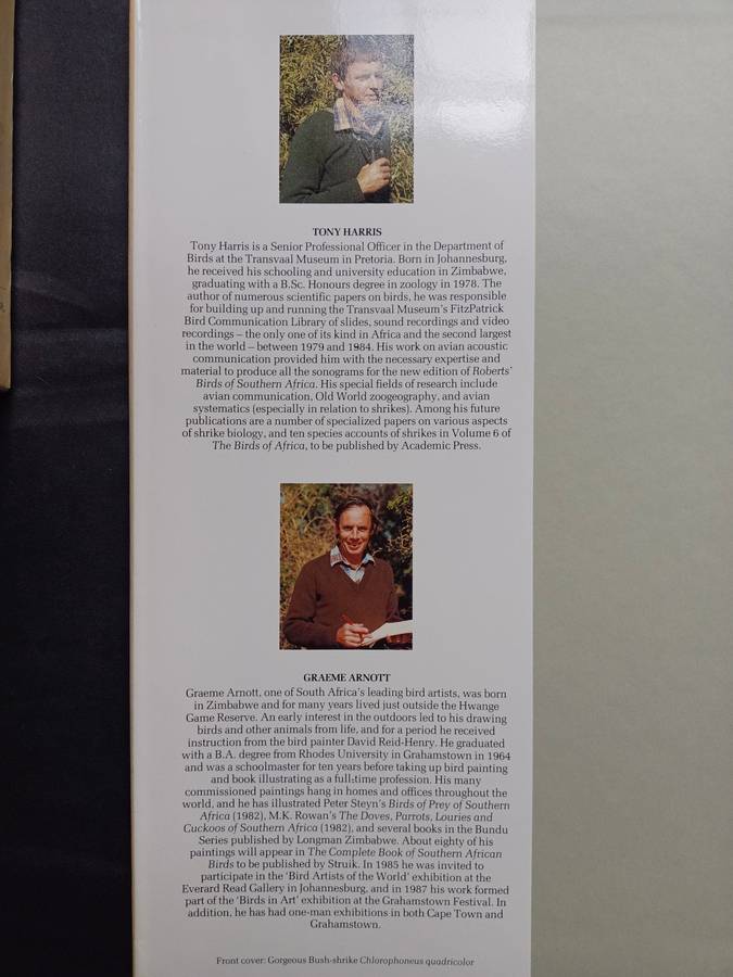 Shrikes of Southern Africa /Tony Harris & Graeme Arnott