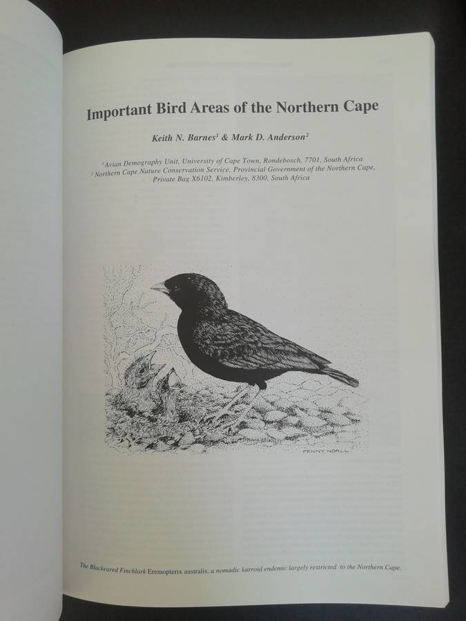The Important Bird Areas of Southern Africa / Keith N. Barnes