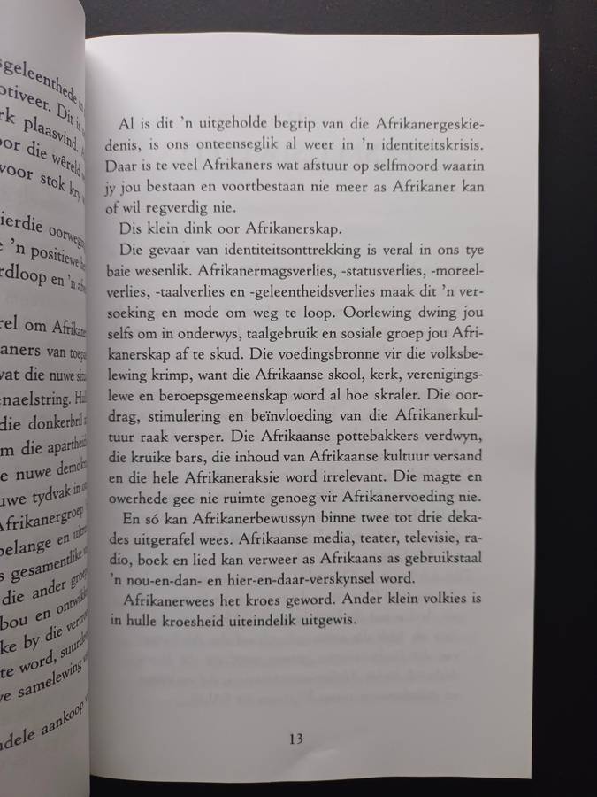 Afrikaners Kroes Kras Kordaat / Willem de Klerk