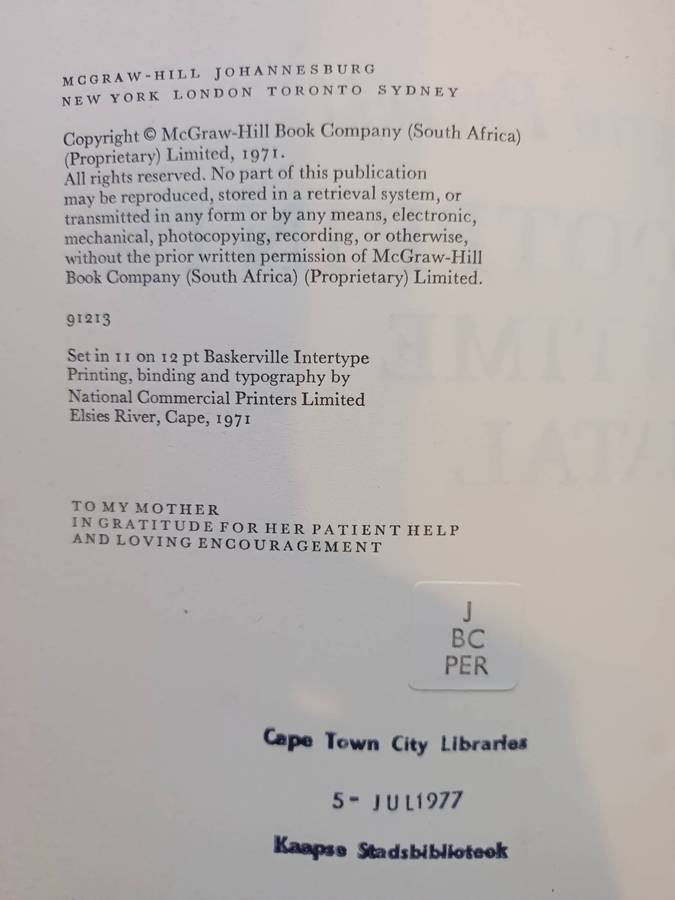 Footprints in Time - Natal / Ingrid L Perrett