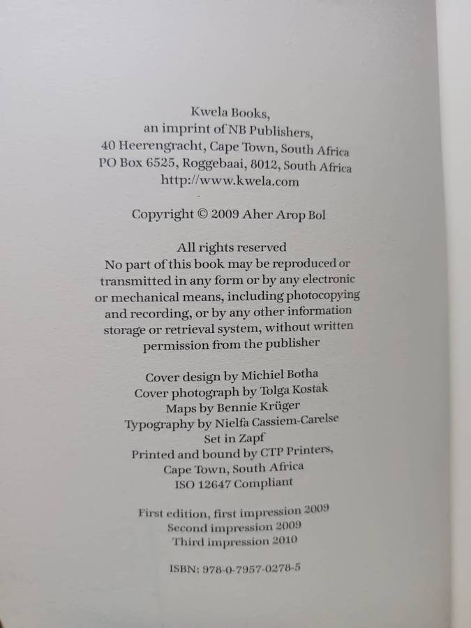 The Lost Boy: The True Story of a Young Boy's Flight from Sudan to South Africa / Aher Arop Bol