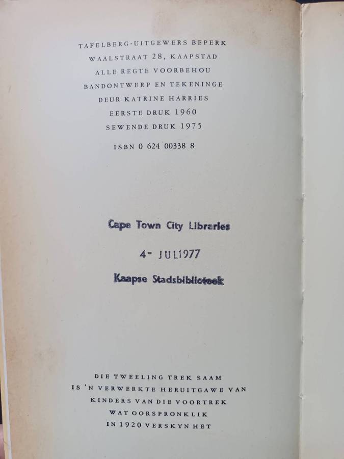 Die Tweeling Trek saam / M.E.R. (1975)