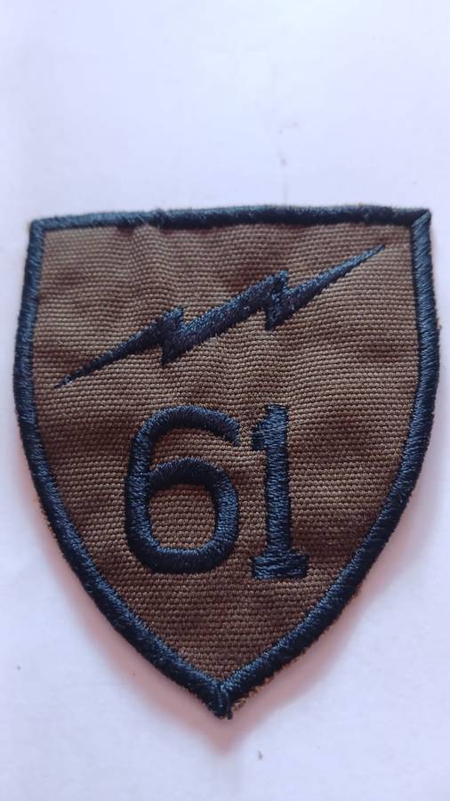 61 Meg Battalion Cloth badge.