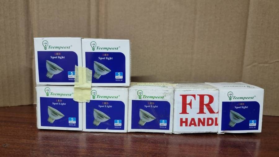 Mixed bundle of light fittings