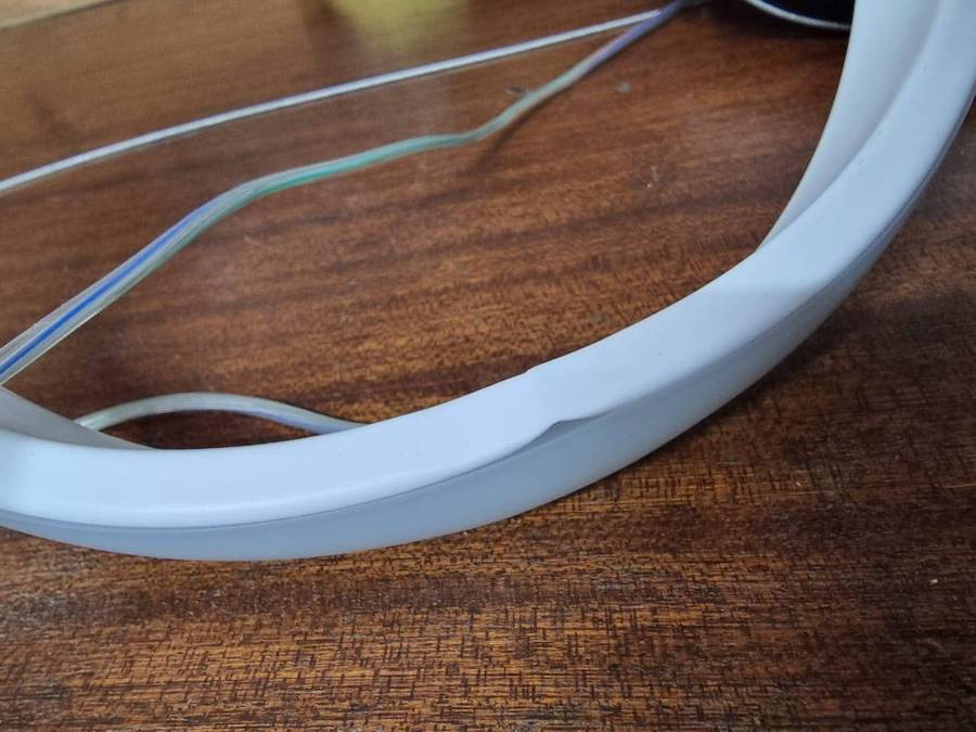 White Modern LED Pendant Lights Aluminium & Acrylic - CD106