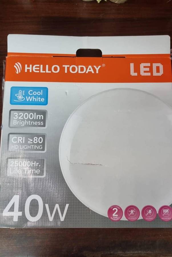 Mixed bundle of light fittings