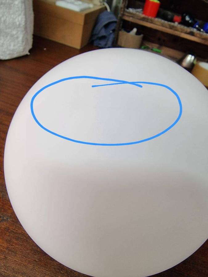 Gold Pendant Light Frost Glass - 6021