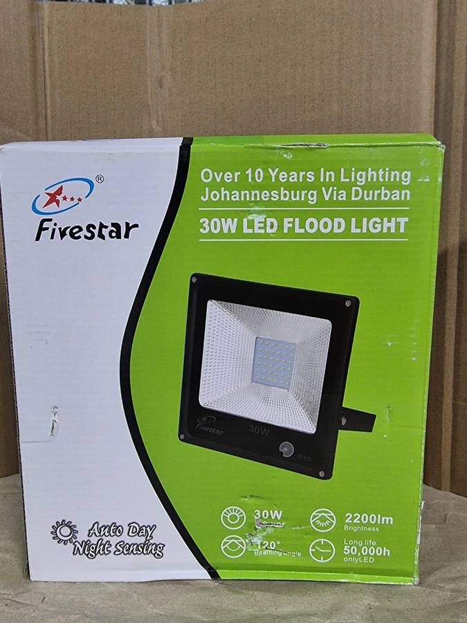 2 Pack - 30w Day Night Sensor LED Floodlight